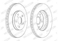 Bromsskiva PREMIER DDF1446C Ferodo