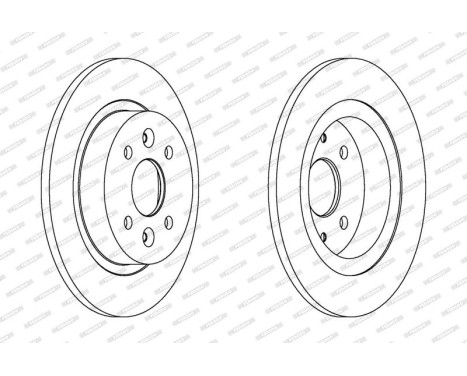 Bromsskiva PREMIER DDF1600 Ferodo