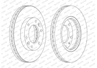 Bromsskiva PREMIER DDF1612C Ferodo