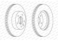 Bromsskiva PREMIER DDF1625 Ferodo