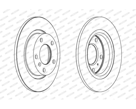 Bromsskiva PREMIER DDF1651C Ferodo