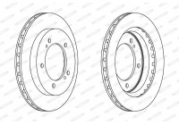 Bromsskiva PREMIER DDF1687 Ferodo