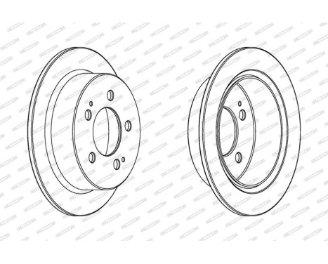 Bromsskiva PREMIER DDF1753C Ferodo