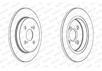 Bromsskiva PREMIER DDF1781C Ferodo