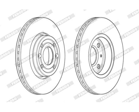 Bromsskiva PREMIER DDF1978 Ferodo