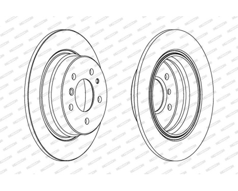 Bromsskiva PREMIER DDF221 Ferodo, bild 2