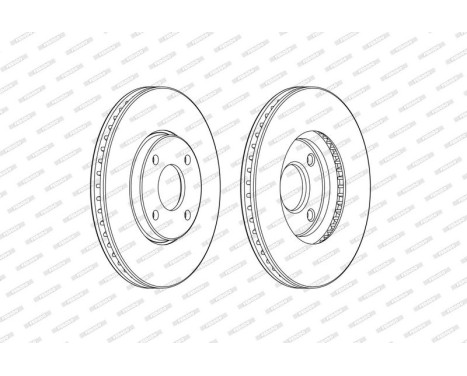 Bromsskiva PREMIER DDF2478C Ferodo, bild 2