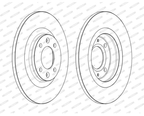 Bromsskiva PREMIER DDF2511C Ferodo, bild 2