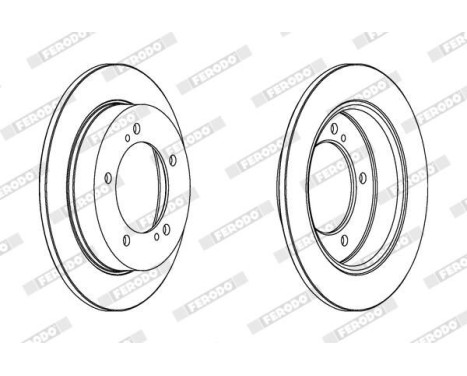 Bromsskiva PREMIER DDF351 Ferodo, bild 2