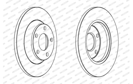 Bromsskiva PREMIER DDF759 Ferodo, bild 2