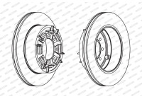 Bromsskiva PREMIER FCR140A Ferodo