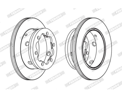 Bromsskiva PREMIER FCR191A Ferodo