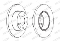 Bromsskiva PREMIER FCR196A Ferodo
