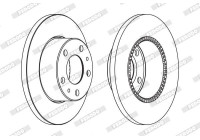 Bromsskiva PREMIER FCR196A Ferodo