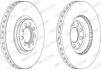 Bromsskiva PREMIER FCR317A Ferodo