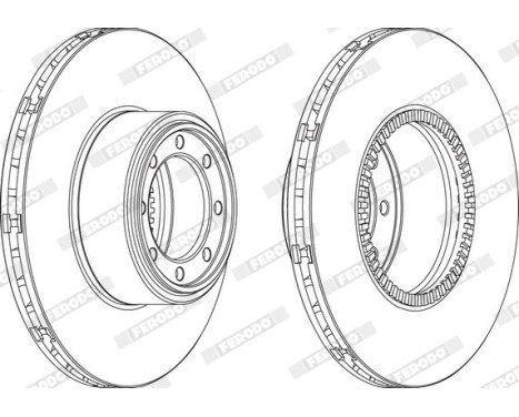 Bromsskiva PREMIER FCR321A Ferodo