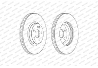 Bromsskiva PREMIER FCR379A Ferodo
