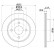 Bromsskiva PRO 8DD 355 103-391 Hella