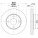 Bromsskiva PRO 8DD 355 106-431 Hella