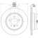 Bromsskiva PRO 8DD 355 110-021 Hella