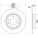 Bromsskiva PRO 8DD 355 110-381 Hella