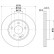 Bromsskiva PRO 8DD 355 111-061 Hella