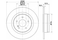 Bromsskiva PRO 8DD 355 114-211 Hella