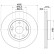 Bromsskiva PRO 8DD 355 114-671 Hella