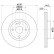 Bromsskiva PRO 8DD 355 115-361 Hella