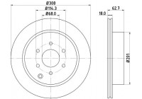 Bromsskiva PRO 8DD 355 115-851 Hella