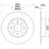 Bromsskiva PRO 8DD 355 116-441 Hella