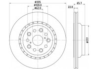 Bromsskiva PRO 8DD 355 116-931 Hella