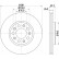 Bromsskiva PRO 8DD 355 117-231 Hella