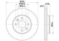 Bromsskiva PRO 8DD 355 117-981 Hella