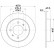 Bromsskiva PRO 8DD 355 118-111 Hella