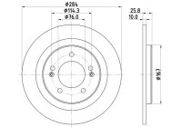 Bromsskiva PRO 8DD 355 118-361 Hella