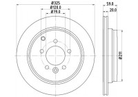 Bromsskiva PRO 8DD 355 118-771 Hella