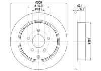 Bromsskiva PRO 8DD 355 118-811 Hella