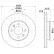 Bromsskiva PRO 8DD 355 119-011 Hella