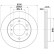 Bromsskiva PRO 8DD 355 119-071 Hella