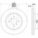 Bromsskiva PRO 8DD 355 119-471 Hella