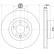 Bromsskiva PRO 8DD 355 119-521 Hella