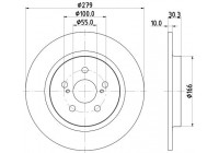 Bromsskiva PRO 8DD 355 120-191 Hella