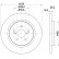 Bromsskiva PRO 8DD 355 120-191 Hella