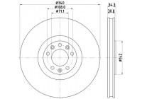Bromsskiva PRO 8DD 355 120-511 Hella
