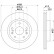 Bromsskiva PRO 8DD 355 120-521 Hella