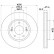 Bromsskiva PRO 8DD 355 122-341 Hella