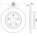 Bromsskiva PRO 8DD 355 122-671 Hella