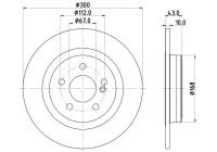 Bromsskiva PRO 8DD 355 122-871 Hella