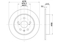 Bromsskiva PRO 8DD 355 123-021 Hella